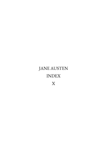 Index X